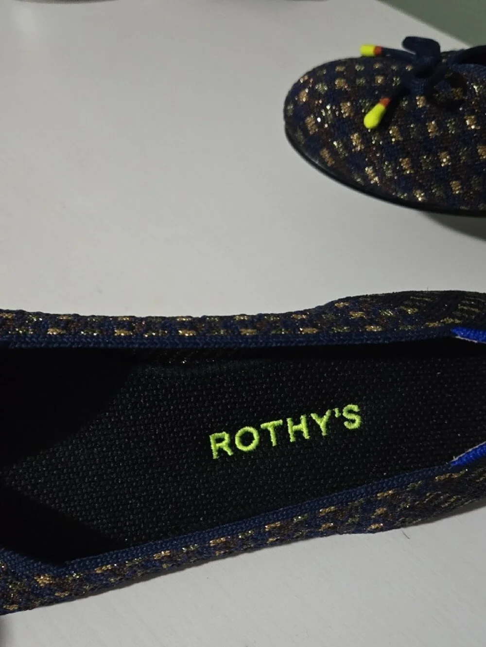 Rothys navy woven